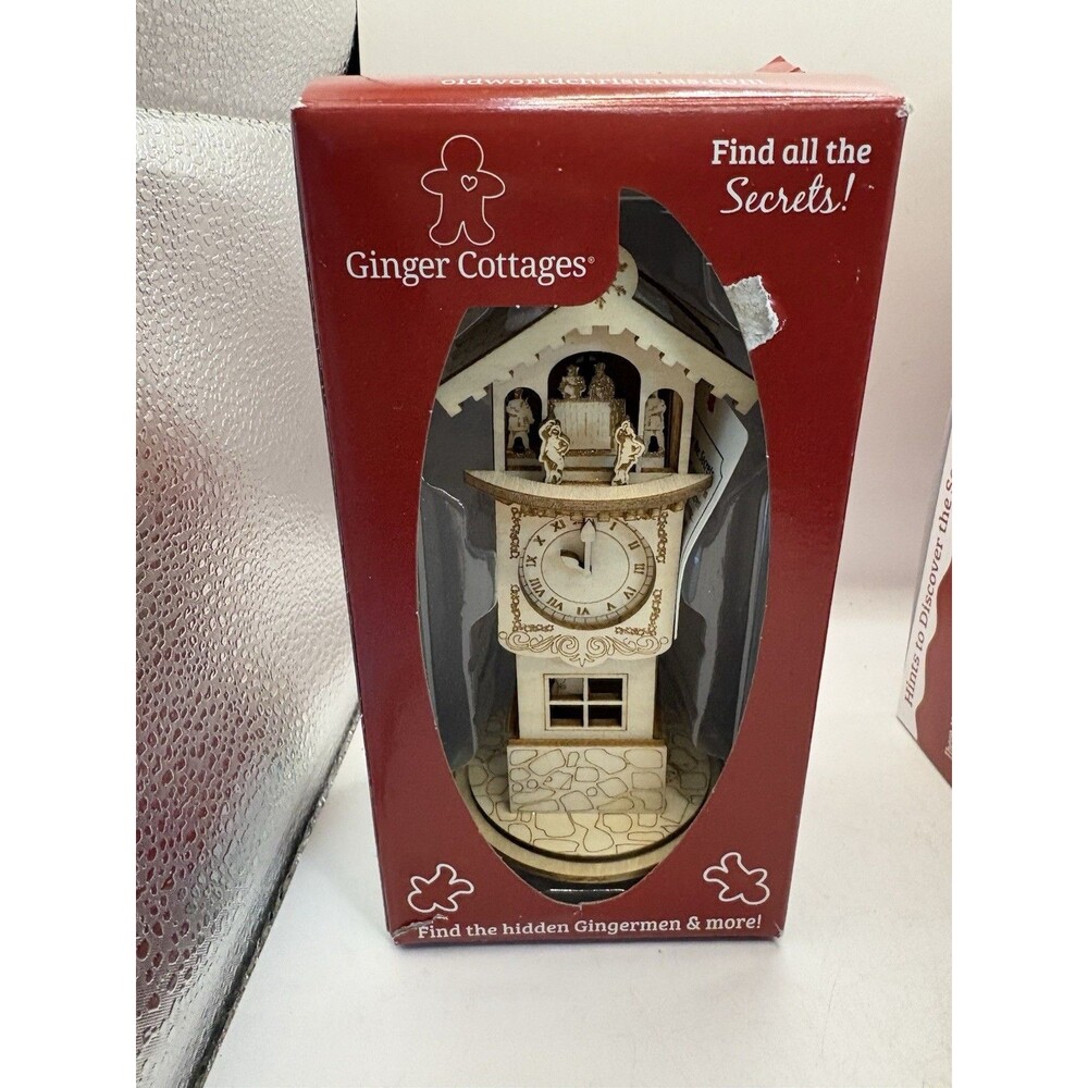 Old World Ginger Cottages - Ginger Clock Tower- #GC109
